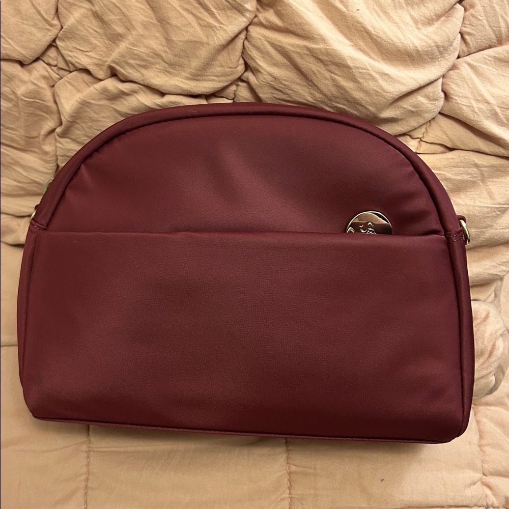 Lo & Sons Nouvelle Crossbody Bag - Cabernet - Picture 2 of 8